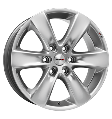 pneumatiky - 7x16 6x139.7 ET50 MAK Sierra silber hyper silver Motorsport Rfky / Alu Rdc nprava odpruzen motocykl disky