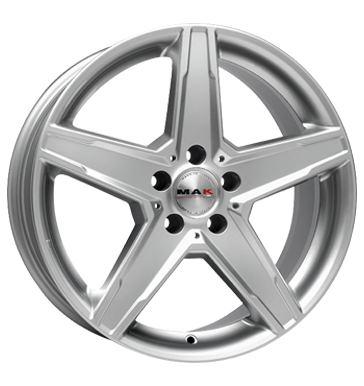 pneumatiky - 9.5x20 5x112 ET60 MAK Stern Italia silber silver Hartge Rfky / Alu subwoofer Hamann trziste