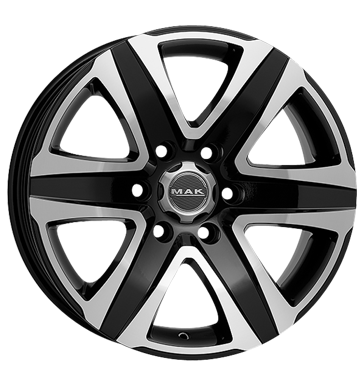 pneumatiky - 8x16 6x139.7 ET35 MAK Stone 4x4 schwarz black mirror Offroad lto od 17,5 