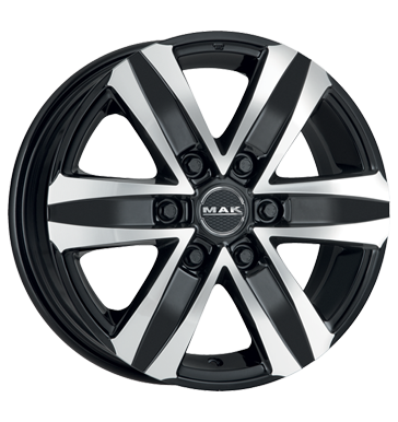 pneumatiky - 8x18 6x114.3 ET45 MAK Stone 6 schwarz black mirror COM 4 KOLA Rfky / Alu kapaliny replika Prodejce pneumatk