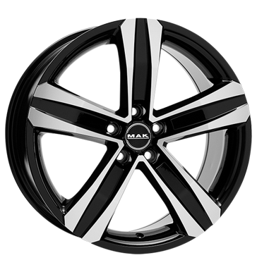 pneumatiky - 8.5x18 5x120 ET50 MAK Stone 5 schwarz black mirror opravu pneumatik Rfky / Alu pneumatick nrad Kombinzy / kombinace Autoprodejce