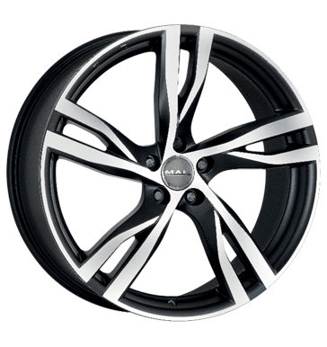 pneumatiky - 8.5x19 5x112 ET42 MAK Stockholm schwarz ice black INDIVIDUAL Rfky / Alu automobilov sady DOTZ pneus