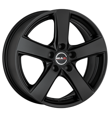 pneumatiky - 7.5x17 5x108 ET45 MAK Web schwarz mat black UNION Rfky / Alu prves motocykl Cross Hlinkov disky