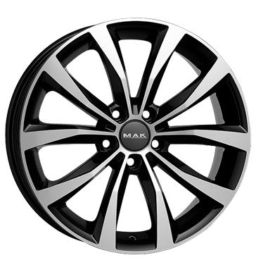 pneumatiky - 8x18 5x115 ET40 MAK Wolf schwarz black mirror Barracuda Rfky / Alu kola z lehkch slitin Motocykly a motocyklov dly Prodejce pneumatk