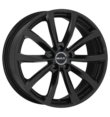 pneumatiky - 7.5x18 5x114.3 ET45 MAK Wolf schwarz gloss black zimn Rfky / Alu Shaper regly pneumatik pneu