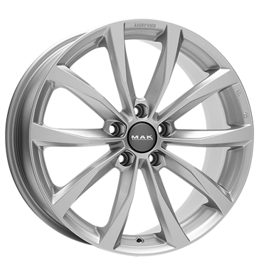 pneumatiky - 7x17 5x110 ET41 MAK Wolf silber silver ABSENCE Rfky / Alu Rial Offroad Zimn 17.5 