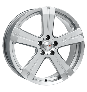 pneumatiky - 8x17 5x120 ET40 MAK X-Treme silber hyper silver Delta 4x4 Rfky / Alu Wiechers SPORT ventil cepice velkoobchod s pneumatikami