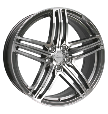 pneumatiky - 8.5x19 5x114.3 ET42 MAM MAM 11 silber hyper frontpoliert kombinza Rfky / Alu Kombinzy / kombinace nhradn dly auto trailer Autoprodejce
