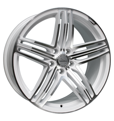 pneumatiky - 8x18 5x112 ET30 MAM MAM 11 weiss weiY frontpoliert Offroad Zimn 17.5 