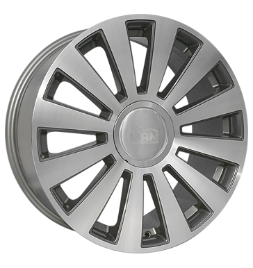 pneumatiky - 8x18 5x100 ET35 MAM MAM 8 silber silber frontpoliert Offroad Wintergreen Rfky / Alu regly pneumatik MERCEDES BENZ pneu