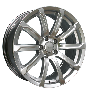 pneumatiky - 8x18 5x112 ET30 MAM MAM A2 silber light hyper Opel Rfky / Alu ALLESIO Cel rok vuz disky