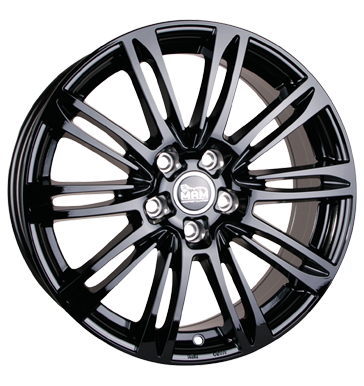 pneumatiky - 7.5x17 5x115 ET40 MAM MAM A4 schwarz schwarz lackiert Auto Tool Karoserie Rfky / Alu centrovn Felgenschlsser disky