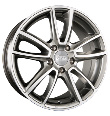 pneumatiky - 8.5x20 5x112 ET45 MAM MAM A7 silber hyper frontpoliert Letn Total kola ALU Rfky / Alu Chiptuning + Motor Tuning GMP Italia trziste