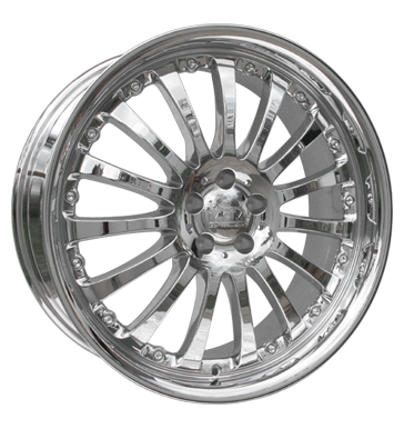 pneumatiky - 8.5x18 5x112 ET30 MAM MT2 chrom chrom kmh-Wheels Rfky / Alu Jahreswagen letn pneumatiky