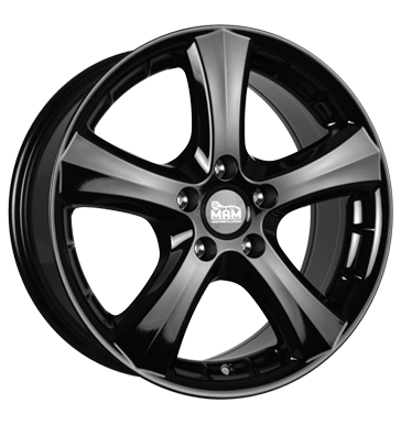 pneumatiky - 6.5x16 4x108 ET40 MAM MAM W1N schwarz schwarz lackiert Offroad cel rok Rfky / Alu diskrtne tdenn Predaj pneumatk