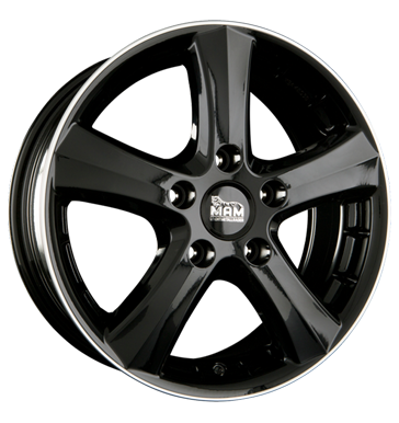 pneumatiky - 6.5x16 5x112 ET47 MAM MAM W1N schwarz schwarz randpoliert KING Rfky / Alu Stars 2 roky Offroad cel rok velkoobchod s pneumatikami