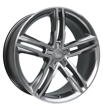 pneumatiky - 8x18 5x112 ET44 MAM MAM A1 silber hyper frontpoliert auta v zime Rfky / Alu nhradn dly auto trailer Wiechers SPORT pneumatiky