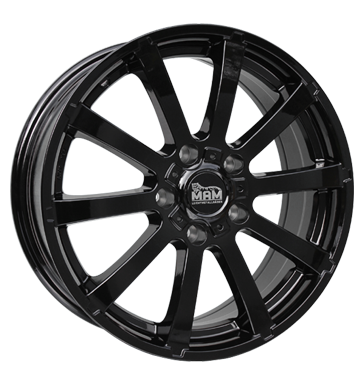 pneumatiky - 8x18 5x115 ET40 MAM W3 schwarz schwarz lackiert Offroad cel rok od 17,5 