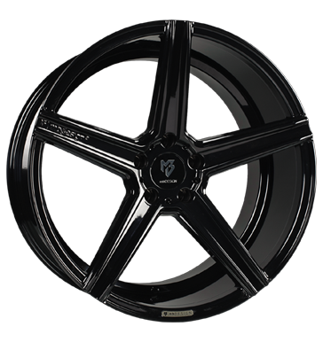 pneumatiky - 10x22 5x112 ET21 mbDESIGN KV1 DC schwarz schwarz glänzend kmh-Wheels Rfky / Alu speciln nstroj Auto-Tuning + styling pneus