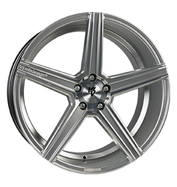 pneumatiky - 9x20 5x115 ET40 mbDESIGN KV1 silber Silber glänzend, Konturen poliert motec Rfky / Alu Standardn In-autodoplnky Kamiony pln rok od 17,5 