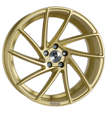 pneumatiky - 8.5x19 5x108 ET43 mbDESIGN KV2 gold gold glänzend Vnitrn vybaven Rfky / Alu Test-kategorie 2 Reparatursaetze Predaj pneumatk