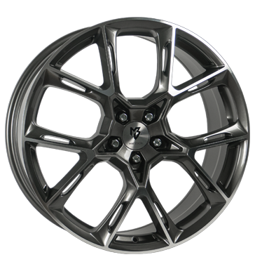 pneumatiky - 8.5x20 5x112 ET35 mbDESIGN KX1 grau / anthrazit Grau glänzend, Konturen poliert hardtops Rfky / Alu Auto-Tuning + styling centrovn pneus