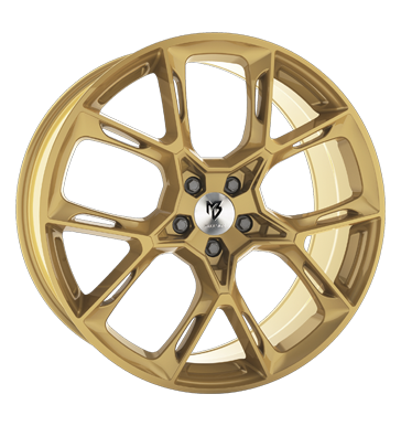 pneumatiky - 8.5x20 5x108 ET50 mbDESIGN KX1 gold gold glänzend Lehk nkladn automobil v zime Rfky / Alu tMotive KING Prodejce pneumatk