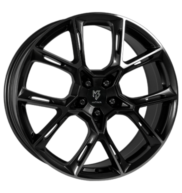 pneumatiky - 10x21 5x108 ET45 mbDESIGN KX1 schwarz schwarz glänzend auto Rfky / Alu Shaper Rucn merc prstroje + test b2b pneu