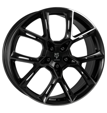 pneumatiky - 10x21 5x112 ET15 mbDESIGN KX1 schwarz schwarz glänzend exkluzivn linka Rfky / Alu renault Offroad All Terrain pneumatiky