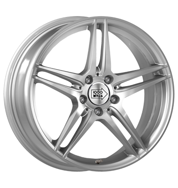 pneumatiky - 7.5x17 5x112 ET52.5 Mille Miglia MM037 silber silber zesilovac Rfky / Alu Ecanto motocykl ventil b2b pneu