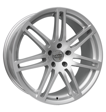 pneumatiky - 8.5x19 5x100 ET35 Modul Wheels MD4 silber silber automobilov sady Rfky / Alu Svetla + Lights Hartge Hlinkov disky