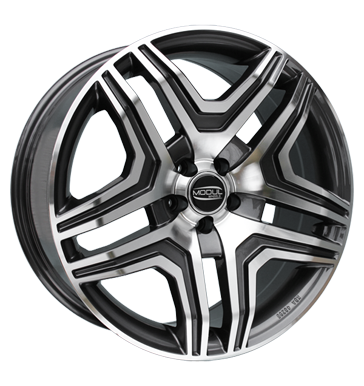 pneumatiky - 8.5x18 5x120 ET35 Modul Wheels MD5 grau / anthrazit grau poliert Letn Total kola ALU Rfky / Alu Alutec Ostatn (dvoukolk, vozk, mal -, ..) pneu b2b