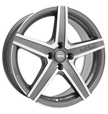 pneumatiky - 6x15 4x108 ET23 Momo Hyperstar EVO grau / anthrazit matt anthracite polished Hamann Rfky / Alu Kondenztory + Equalizer kolobezka zvodn pneumatiky