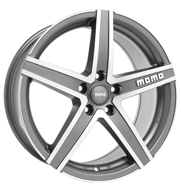 pneumatiky - 7.5x17 5x110 ET37 Momo Hyperstar EVO grau / anthrazit matt anthracite polished mastek Rfky / Alu peugeot Interir / pylov filtr pneumatiky