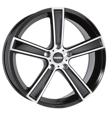 pneumatiky - 8x17 5x112 ET35 Momo Strike schwarz schwarz poliert palivo Rfky / Alu RC design ocelov rfek pneus