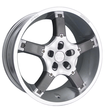 pneumatiky - 7x17 5x100 ET35 Momo Tuner silber silber lackiert PKW lto Rfky / Alu peugeot mitsubishi pneu