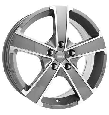 pneumatiky - 6.5x15 5x114.3 ET45 Momo Win Pro EVO grau / anthrazit glossy anthracite polished projektzwo Rfky / Alu motocykl ventil Kabely a konektory pneu