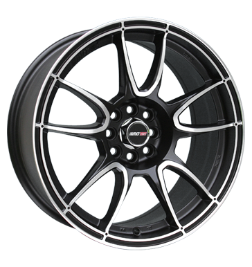 pneumatiky - 8x15 4x100 ET20 Motec Nitro schwarz schwarz matt poliert zimn Rfky / Alu baterie Csti RV + Caravan Autodlna