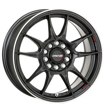 pneumatiky - 7.5x16 5x112 ET45 Motec Nitro schwarz schwarz matt poliert m. Ring ostatn Rfky / Alu Rial STIL AUTO trziste