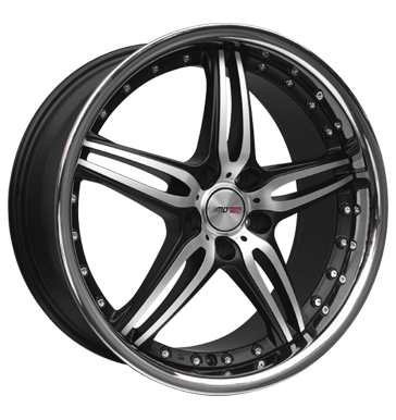 pneumatiky - 9x20 5x120 ET40 Motec Pantera schwarz schwarz matt pol. Edelstahlb. Utesnen u. Lepidla Rfky / Alu rucn nrad Delta 4x4 Autoprodejce