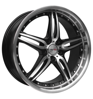 pneumatiky - 8.5x19 5x112 ET45 Motec Pantera schwarz schwarz pol. ohne Edelstahlb. Offroad lto od 17,5 