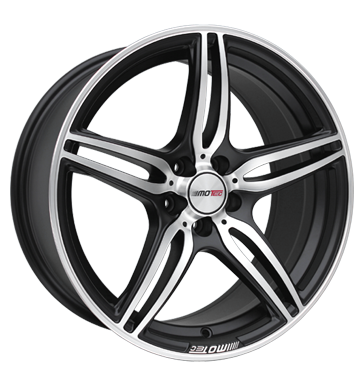 pneumatiky - 8.5x18 5x120 ET35 Motec Penta schwarz schwarz metallic matt poliert csti tela Rfky / Alu Barvy a Laky Lehk nkladn auto Winter od 17,5 