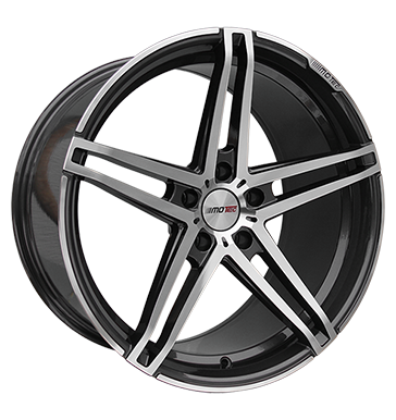 pneumatiky - 8.5x18 5x120 ET35 Motec Xtreme grau / anthrazit gun metal poliert magma Rfky / Alu renault EXCENTRI Velkoobchod