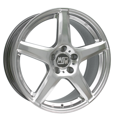 pneumatiky - 6.5x15 5x108 ET45 MSW 14 grau / anthrazit titanium mirror diskrtne Rfky / Alu motocykl Rial pneus