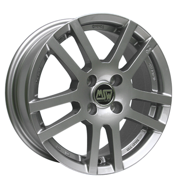 pneumatiky - 6.5x16 4x100 ET37 MSW 22 grau / anthrazit grey silver Inspekcn balky + stavebnice Rfky / Alu denn motocykl Hlinkov disky