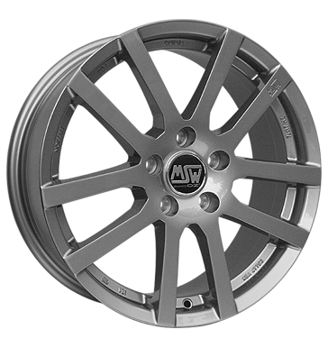 pneumatiky - 7x16 5x120 ET20 MSW 22 grau / anthrazit grey silver Alcar Rfky / Alu Sdrad Hlinkov kola s pneumatikami pneu