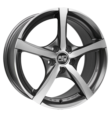 pneumatiky - 7x16 5x108 ET40 MSW 23 grau / anthrazit gun metal poliert Pce o automobil + drzba Rfky / Alu Wiechers SPORT cel rok Autoprodejce