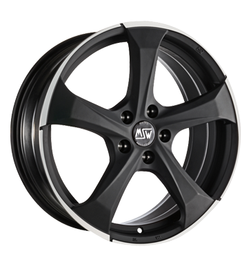 pneumatiky - 8x18 5x105 ET38 MSW 47 grau / anthrazit matt dark titanium vollpoliert Inspekcn balky + stavebnice Rfky / Alu dly na nkladn auta MERCEDES BENZ Hlinkov disky