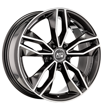 pneumatiky - 8x18 5x114.3 ET40 MSW 71 grau / anthrazit gloss dark grey full polished Zcela specifick dly Rfky / Alu motocykl ventil monitory disky