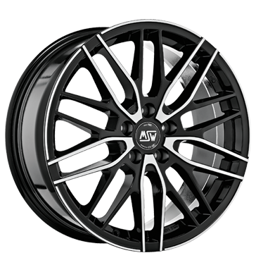 pneumatiky - 7x17 5x114.3 ET45 MSW 72 schwarz gloss black full polished Rim luzka (nhradn dly) Rfky / Alu Chafers: Motocykl dly velkoobchod s pneumatikami